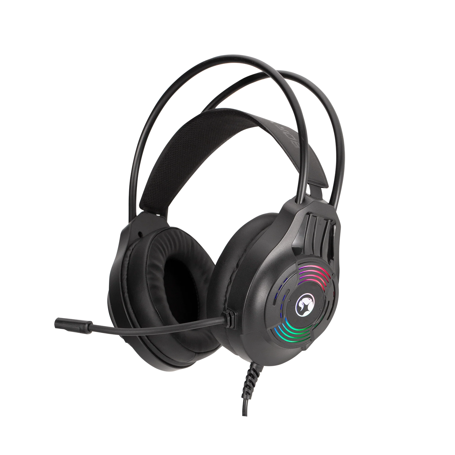 Auricular gamer MARVO H8326 Akari30 con retroiluminación RGB y micrófono omnidireccional