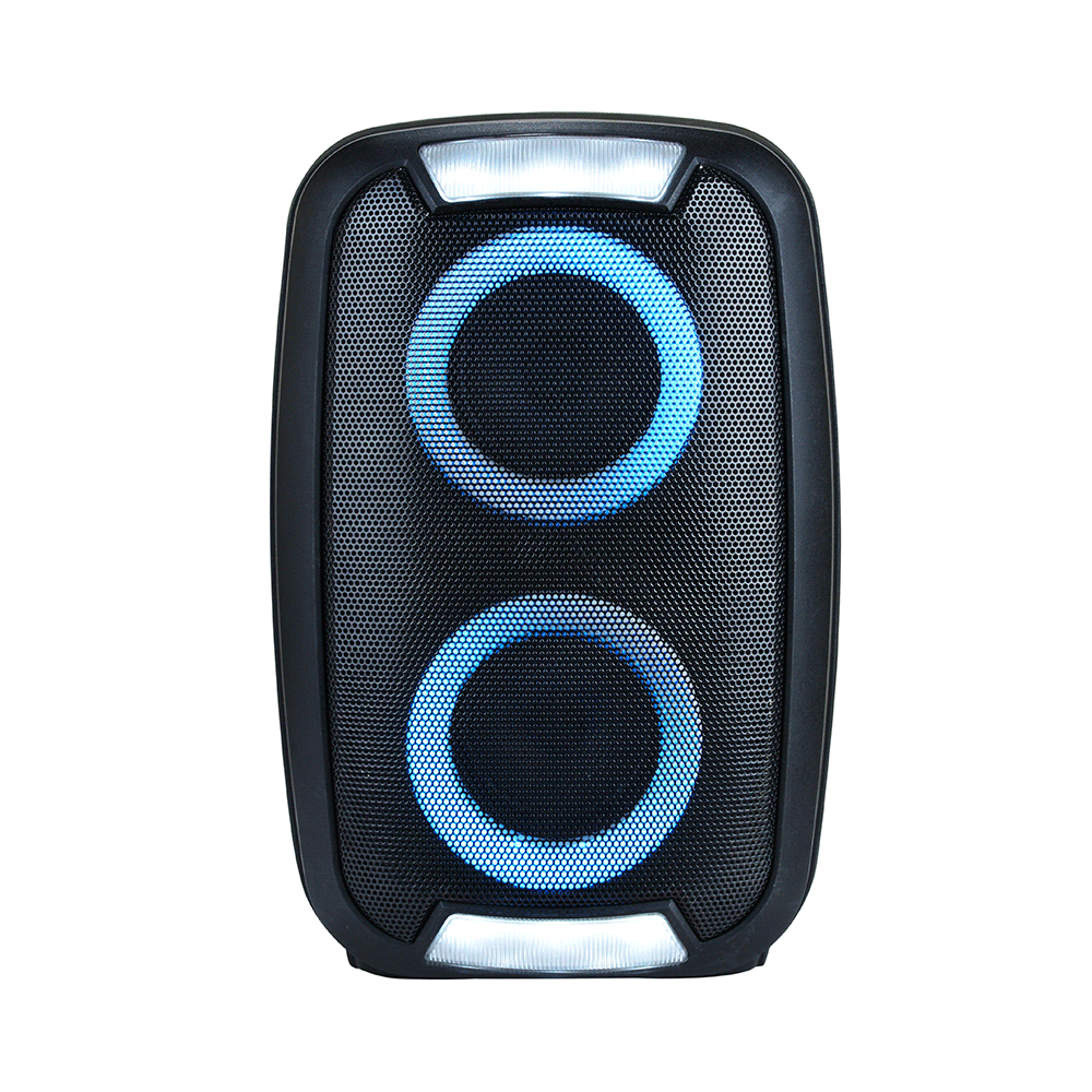 Parlante Bluetooth Multilaser SP400 con luces LED, TWS y 250W de potencia
