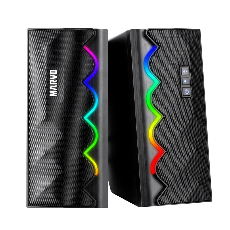 Parlante gamer Bluetooth con iluminación RGB MARVO Havoc 30 SG-269