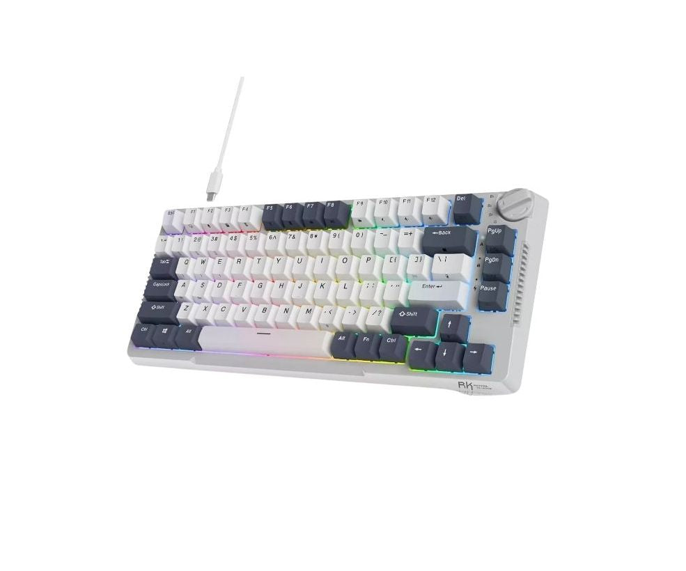 Teclado mecánico gamer RK Royal Kludge H81 75% con retroiluminación RGB y conexión Bluetooth
