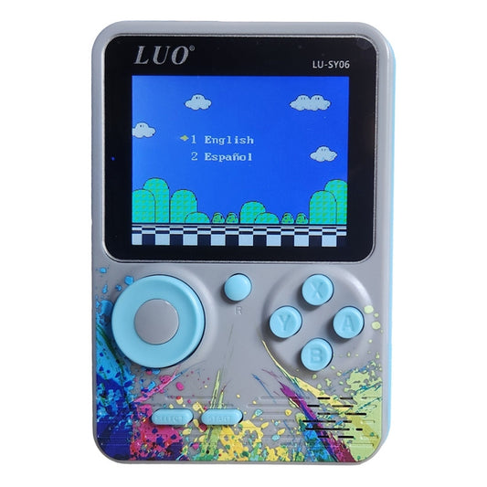 Consola retro portátil 500 juegos LUO LU-SY06 COLOR GRIS