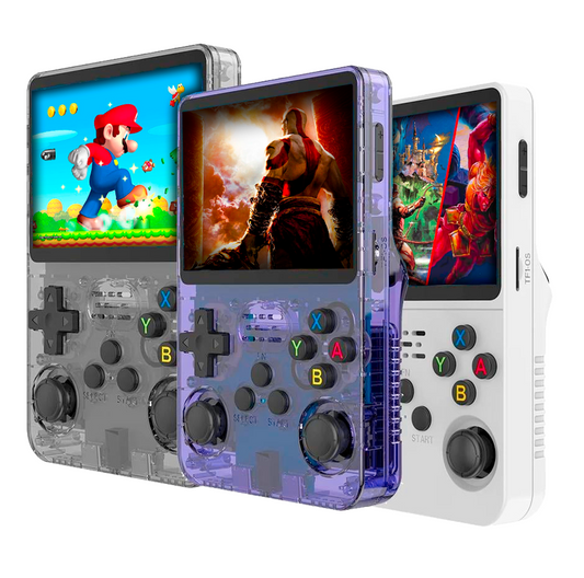 Consola retro portátil R36S con pantalla IPS de 3.5 pulgadas y ranura MicroSD
