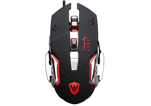 Mouse Gamer SATE A-GM04 con iluminación RGB y 6 botones programables