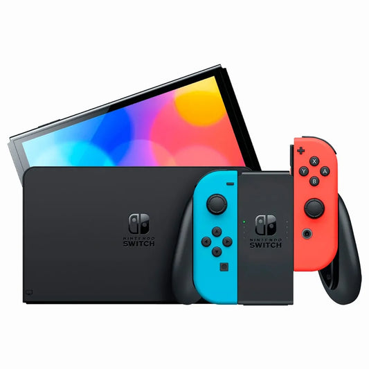 Consola Nintendo Switch OLED Neón con Joy-Con desmontables y pantalla de 7 pulgadas